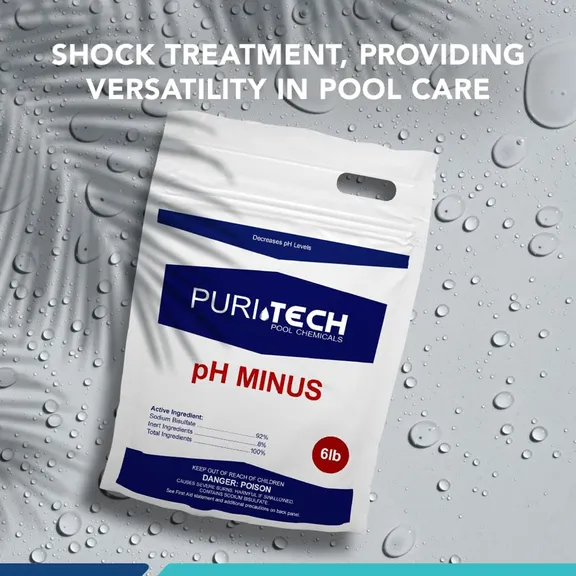 Puri Tech Chemicals Spa pH Down Decreaser, 6lb.