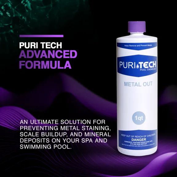 Puri Tech Metal Out for Pools, 32 oz.