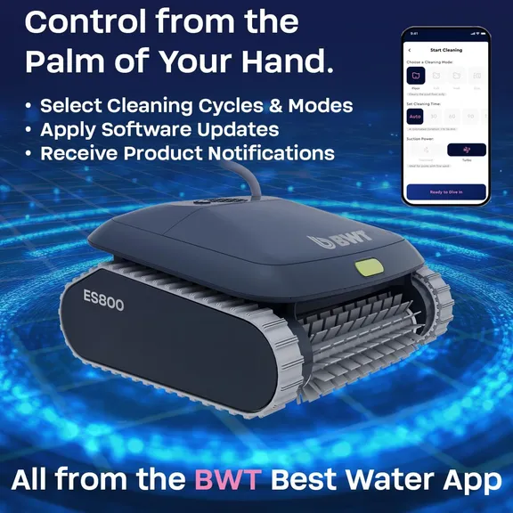 BWT ES 800 Robotic Pool Cleaner for In-Ground Pools