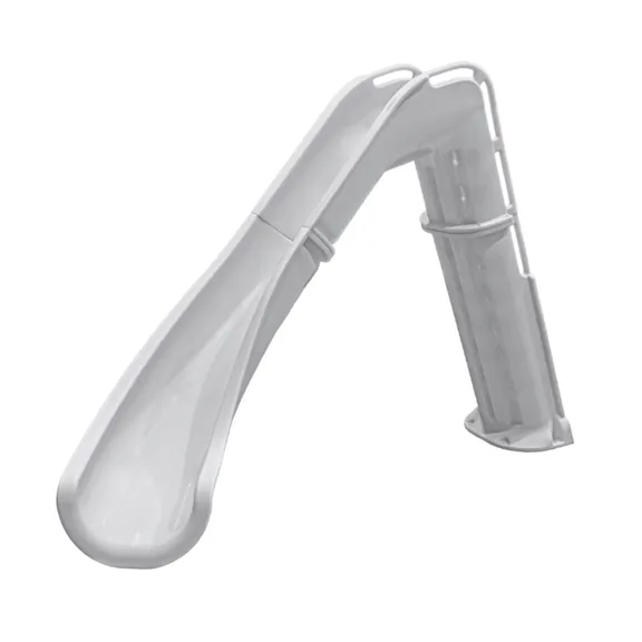 Global Pool Products BAD AXE X7 SLIDE, Left Curved, Silver Quartz