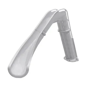 Global Pool Products BAD AXE X7 SLIDE, Left Curved, Silver Quartz