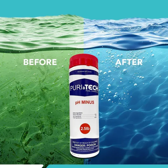 Puri Tech Chemicals Spa pH Down, 2.5lb.