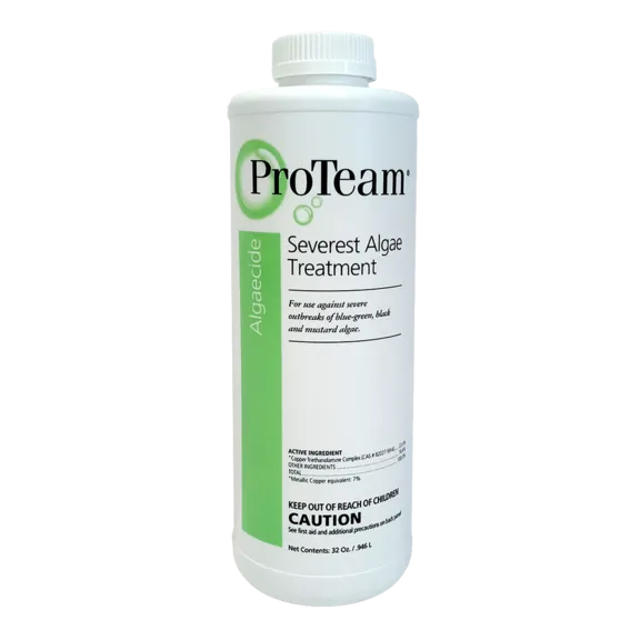 ProTeam Severest Algae Treatment Prevent Black Algae Form in Swimming Pools, 1-quart
