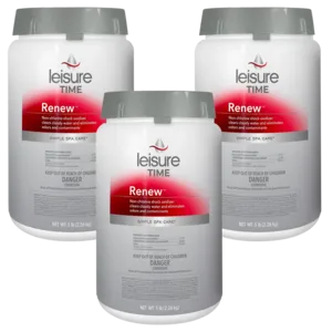 Leisure Time Renew Non-Chlorine Granular Shock for Spas, 5lb (Pack of 3)