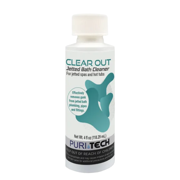Puri Tech Jetted Bath Cleaner - 4oz, Clears Gunk from Walls, Drains, and Pipes of Bathtubs