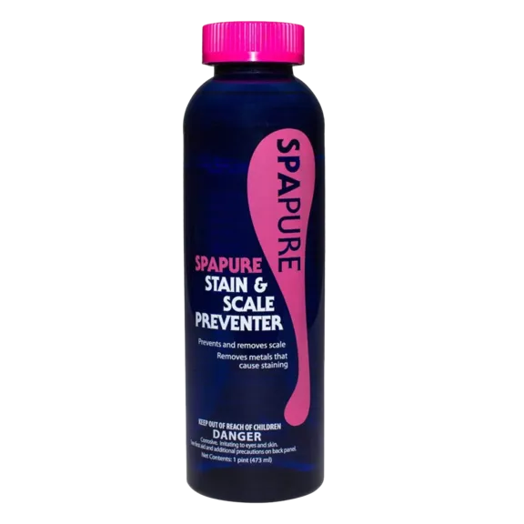 SpaPure Stain and Scale Preventer Remover Liquid Bottle 1 Pint (Pack of 1)