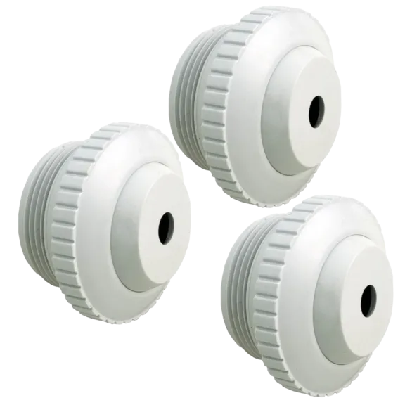 Hayward HydroStream Directional Outlet with 3/8" Opening, White (Pack of 3)