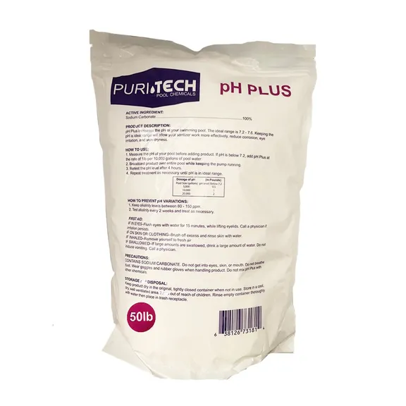 Puri Tech 50lb Pool and Spa pH Plus Increaser