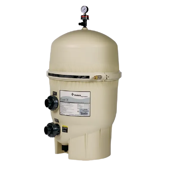Pentair 100 sq. ft. Quad D.E. Cartridge Style Filter