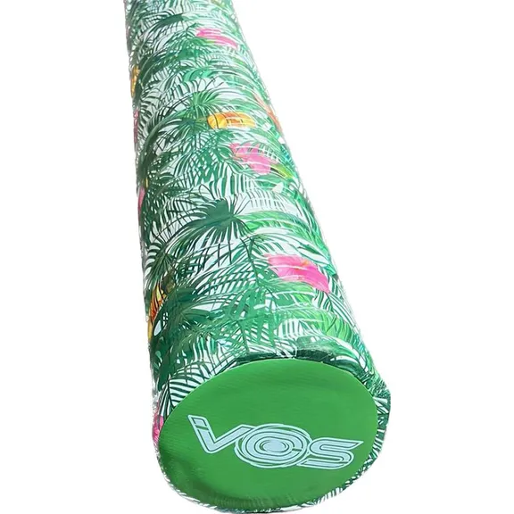 VOS Mega Foam Wavy Pool Noodle, Hawaiian Flower Print