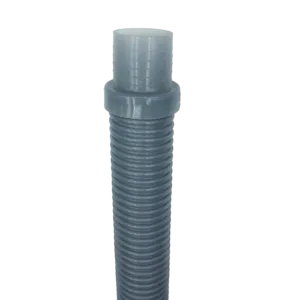 Puri Tech AquaBug Translucent Blue Pool Vacuum Hose, 1.5 inch x 4 feet