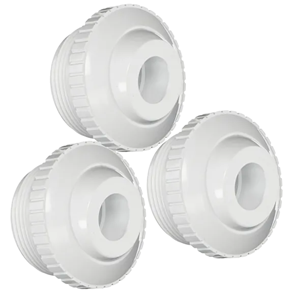 Hayward HydroStream Directional Outlet with 3/4" Opening, White (Pack of 3)
