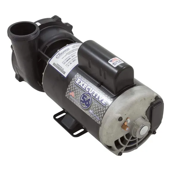 Waterway Plastics Executive Spa Pump with 56 Frame, 1-Speed, 230V, 5HP, 2", 3712021-1D