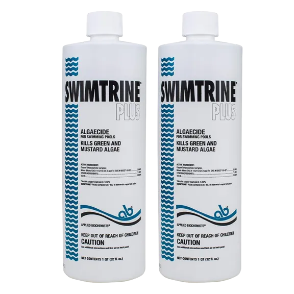 Applied Biochemists Swimtrine Plus Swimming Pool Algae and Deposit Control, 32oz (Pack of 2)