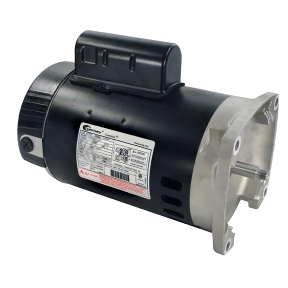 Century A.O. Smith B2852 Square Flange Pool and Spa Pump Motor, 3/4 HP, 4.0/8.0A, 115/230V Up-Rated