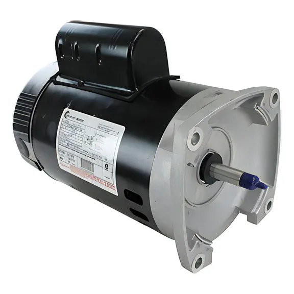 A.O. Smith Century B2853 Up-Rated 1 HP Pool and Spa Pump Motor with 56Y Square Flange, 115/230V, 14.2/7.1A