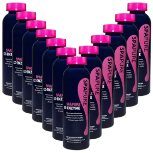 SpaPure EZ-Enzyme Concentrated Liquid Water Clarifier for Pools 1 Pint (Pack of 12)