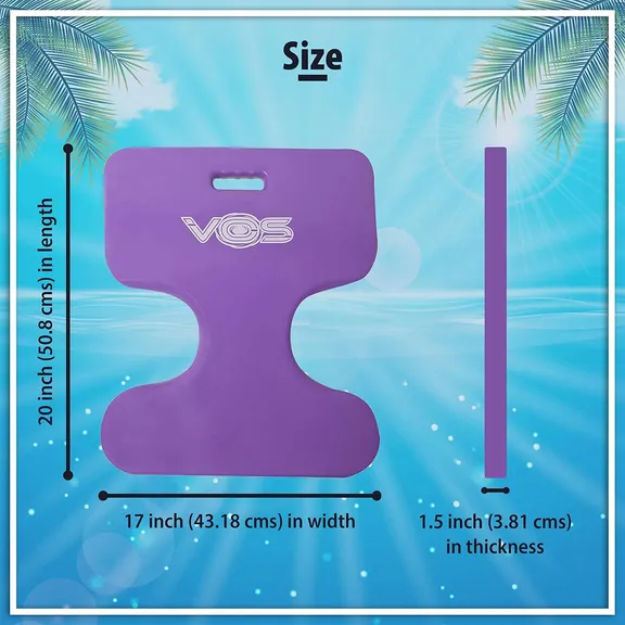 VOS Phoenix Saddle Effusion Water Floats, Lavender, 2-Pack