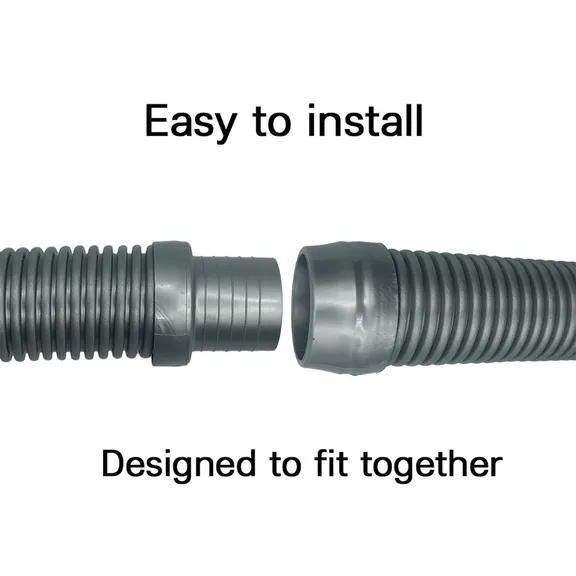 Puri Tech AquaBug Pool Hose for Hayward Navigator, Pool Vac Ultra, Silver, 4ft (Pack of 8)