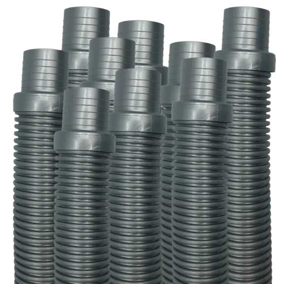 Puri Tech AquaBug Pool Hose for Hayward Navigator, Pool Vac Ultra, Silver, 4ft (Pack of 9)