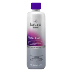 Leisure Time Metal Gon for Spa and Hot Tub Maintenance 16oz