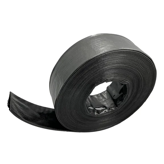 Primal Accessories Commercial Grade 1.5 inch x 50 feet Black Backwash Hose with 3 Bar / 43.5 psi Capacity