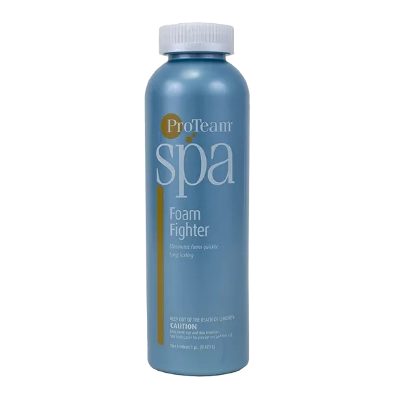 ProTeam Foam Fighter Removes and Stops Foam in Spas, Hot Tubs, and Fountains 1 pt