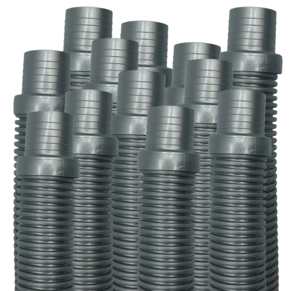 Puri Tech AquaBug Pool Hose for Hayward Navigator, Pool Vac Ultra, Silver, 4ft (Pack of 12)