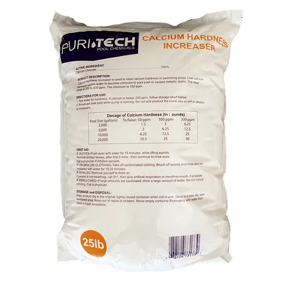 Puri Tech 25 lb Calcium Hardness Increaser and 25 lb Alkalinity Increaser Kit