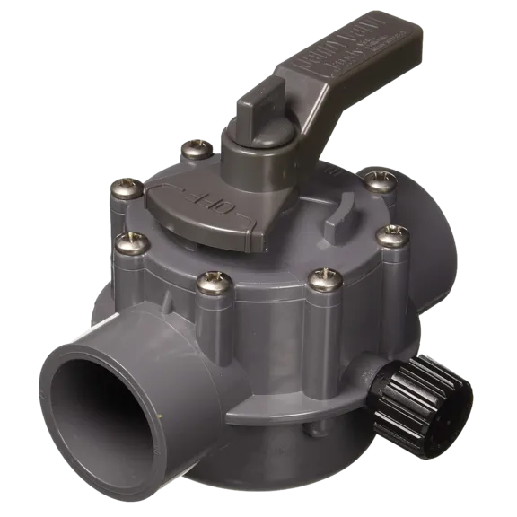 Jandy® 1.5" to 2" Positive Seal, 3 Port Gray Valve