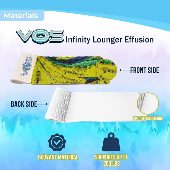 VOS Infinity Lounger Effusion Float, Dorado