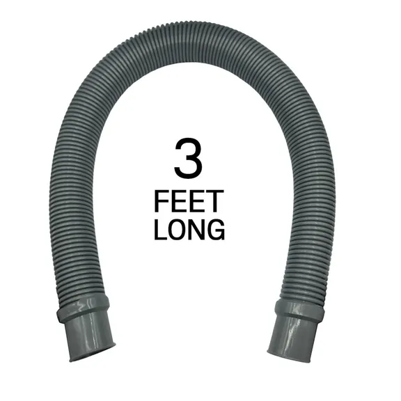Puri Tech Durable Above Ground Pool Filter Hose, 1.5" x 3 ft