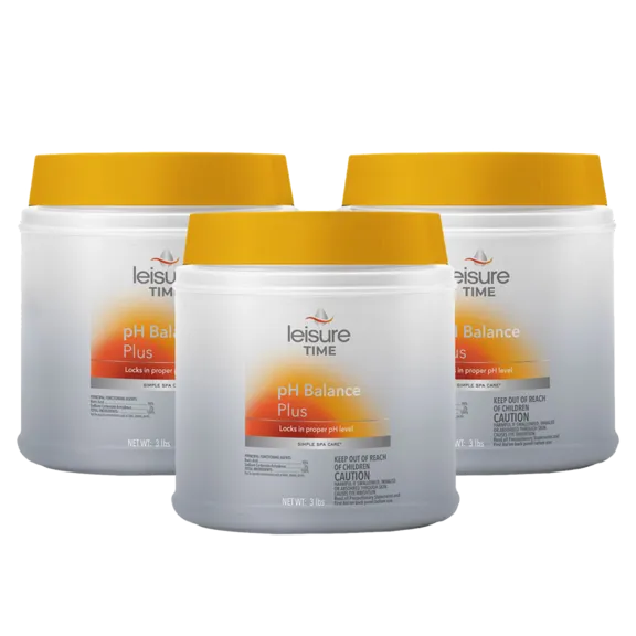 Leisure Time pH Balance Plus Granular for Pools and Spas, 3lbs (Pack of 3)
