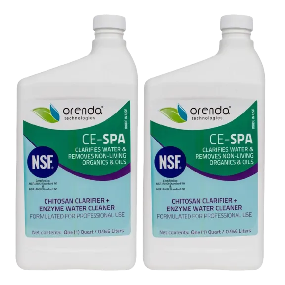 Orenda CE-SPA 2-Pack 8 oz Hot Tub Clarifier and Enzyme Cleaner