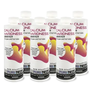 Puri Tech Spa Calcium Hardness Booster 6 Pack - Prevents Etching and Corrosion in Spas and Hot Tubs, 16oz.