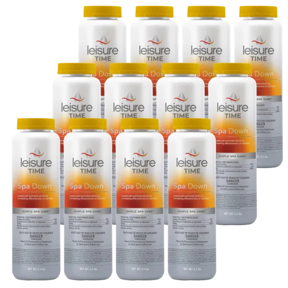 Leisure Time Spa Up 2-Pound Pack for Spas and Hot Tubs, Quantity 12