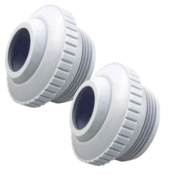Hayward HydroStream Directional Outlet with 1" Opening, White (Pack of 2)