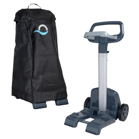 Dolphin Universal Robotic Pool Vacuum Cleaner with Caddy and Classic Cover Bundle