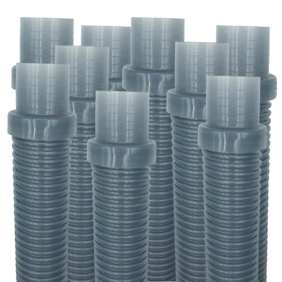 Puri Tech AquaBug Translucent Blue Pool Vacuum Hose, 1.5 inch x 4 feet (Pack of 9)