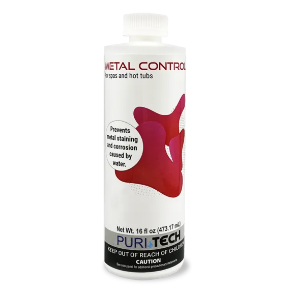 Puri Tech 16oz Spa Metal Control for Isolating Iron, Copper and Other Minerals to Prevent Staining