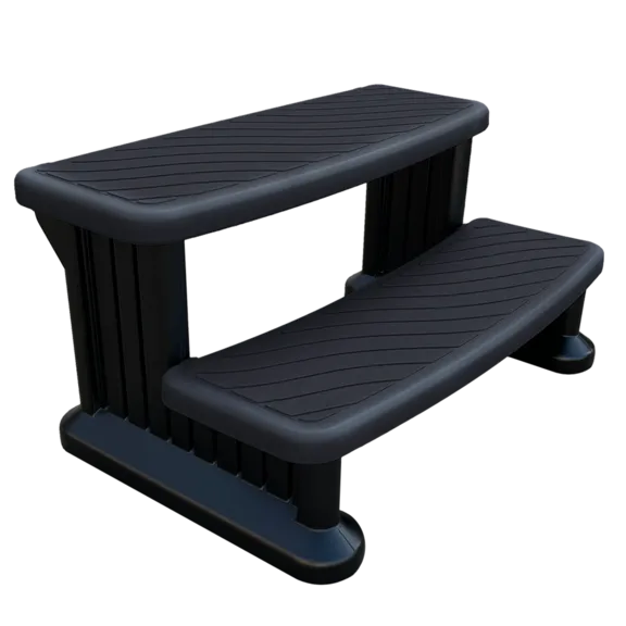 Puri Tech 100 Series Universal Outdoor Steps No Slip Grip Support, Extra Large, Black