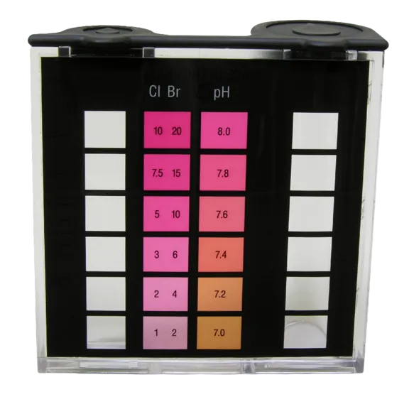 Taylor Technologies 2000 Series Comparator, Bromine and Chlorine, DPD/pH, 7.0-8.0