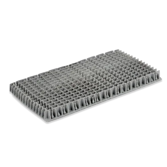 BRUSH, GRAY PVC, DIAG