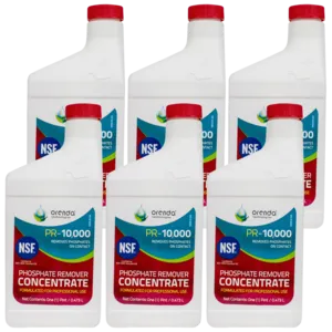 Orenda PR-10000 Phosphate Remover Concentrate for Pool and Spa, Pint Size (Pack of 6)