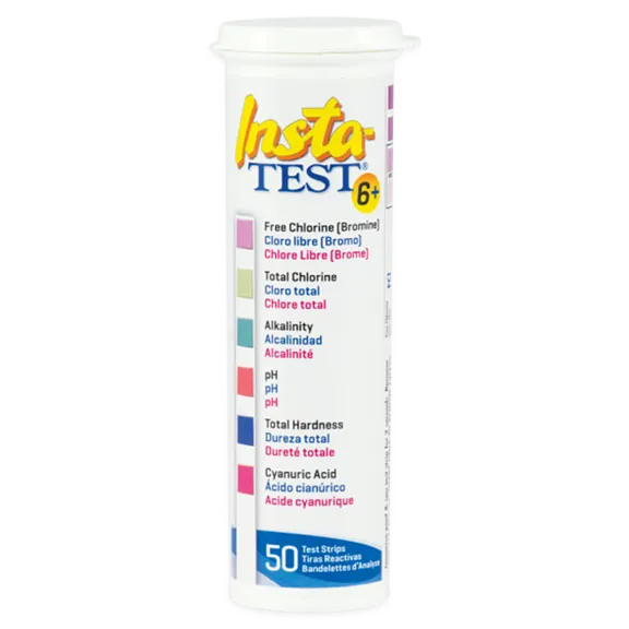 LaMotte Insta-Test Strips, TEST 6 Plus, Multilingual, 50/btl, 12/cs