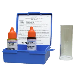 Taylor Technologies Drop Test, Chloride, Argentometric, Salt Pool and Spa Test Kit - .75 oz bottles