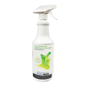 Puri Tech Spa All-Purpose Surface Cleaner for Spas and Hot Tubs, Fast Acting Dirt and Grime Remover 32oz