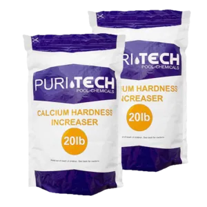 Puri Tech 40lbs Granular Calcium Hardness Increaser for Swimming Pools - 2 Packs of 20lb Bags