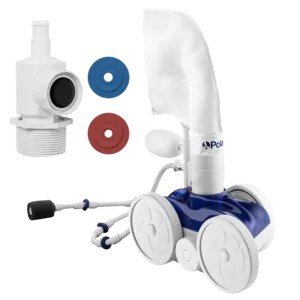 Polaris Vac-Sweep 280 Pressure Side Pool Cleaner with Universal Wall Fitting Connector Assembly Replacement