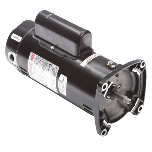 A.O. Smith Century Replacement, Full-Rated, Square Flange, Single-Speed Motor 2HP, Century SQ1202 Motor with PS-100 Seal